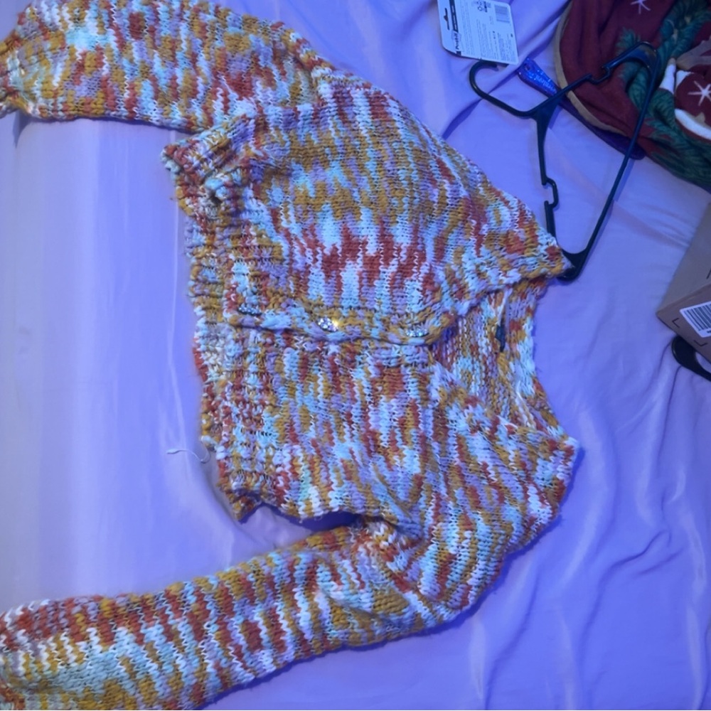 Multicolor Knit Women's Sweater